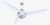Tamoor Ceiling Fan Antique Model 30 Watt | Eco-Smart Series Energy Saver Colour White Silver HM